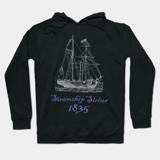 1800's Steamship Sirius Hoodie